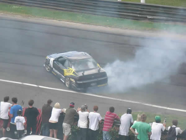 Drift car Burnout